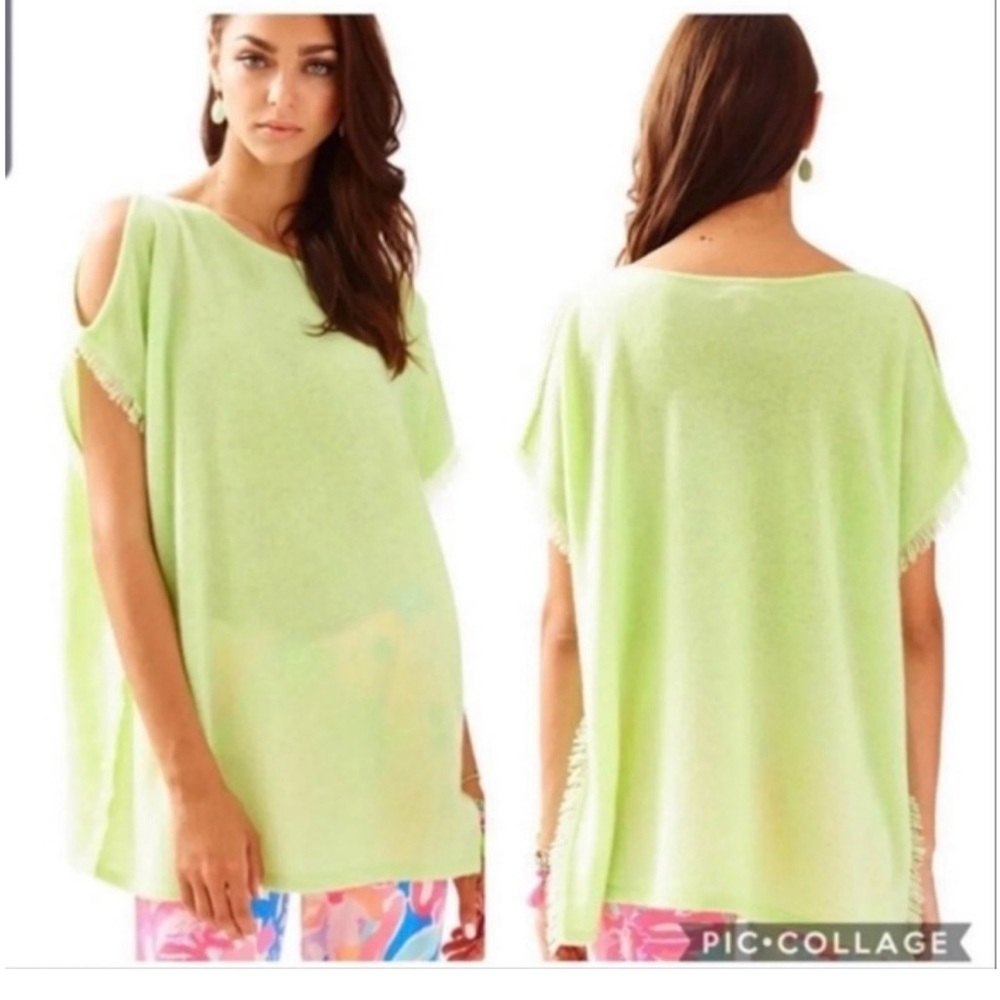 Lilly Pulitzer Lime Green Cashmere sweater